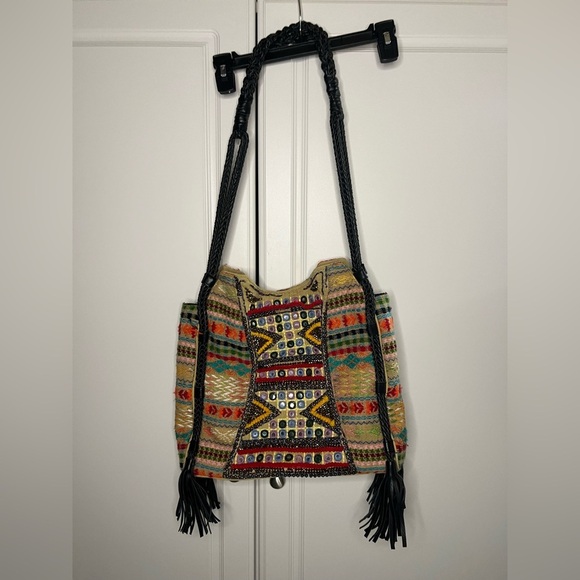 Big Buddha Beaded Tote Bag - Picture 2 of 9